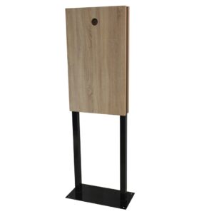 Διπλό stand με δυο επιφάνειες δρυς για 43'' tv