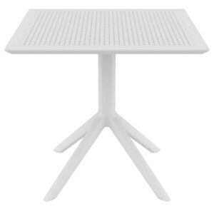 Τραπέζι τερτάγωνο Sky White 80