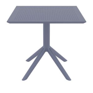 Τραπέζι τερτάγωνο Sky Dark Grey 80