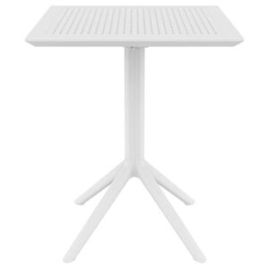 Τραπέζι τερτάγωνο Sky White 60
