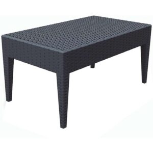 Τραπεζάκι Πολυπροπυλενίου Miami Dark Grey